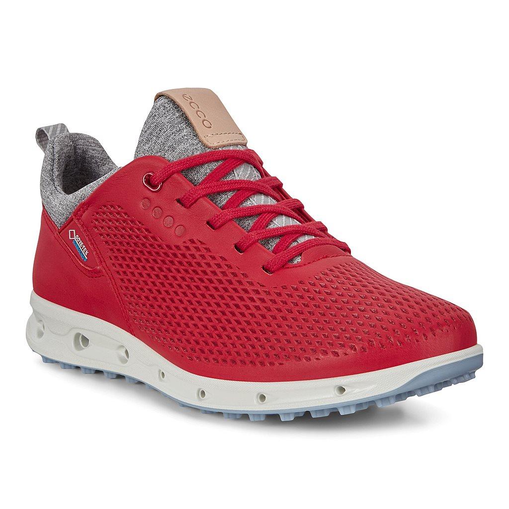 Ecco Golf Cool Pro Womens Golf Shoes Red Outlet - India ZMA-750946